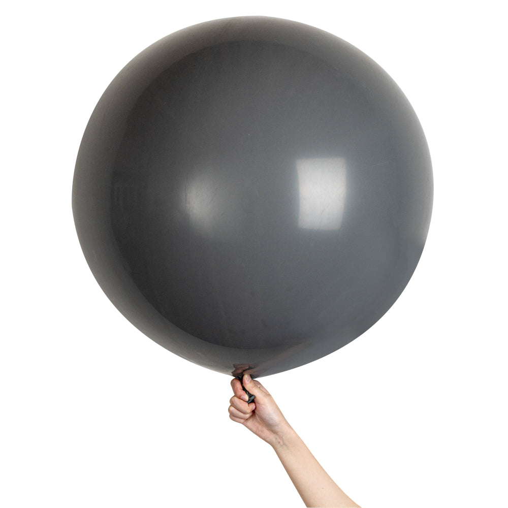 Balloonify Gray Latex Balloon - 36" - 10 count box