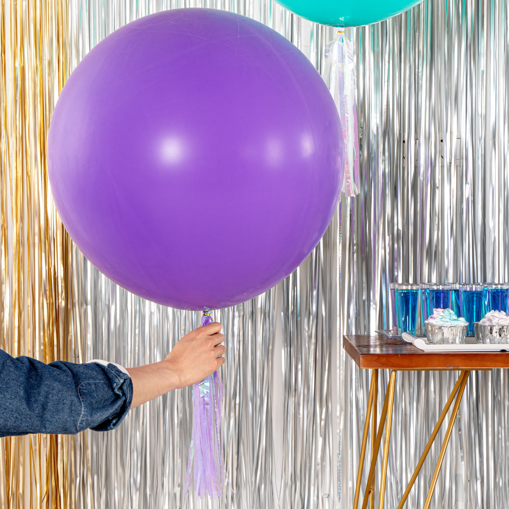 Balloonify Purple Latex Balloon - 36" - 10 count box