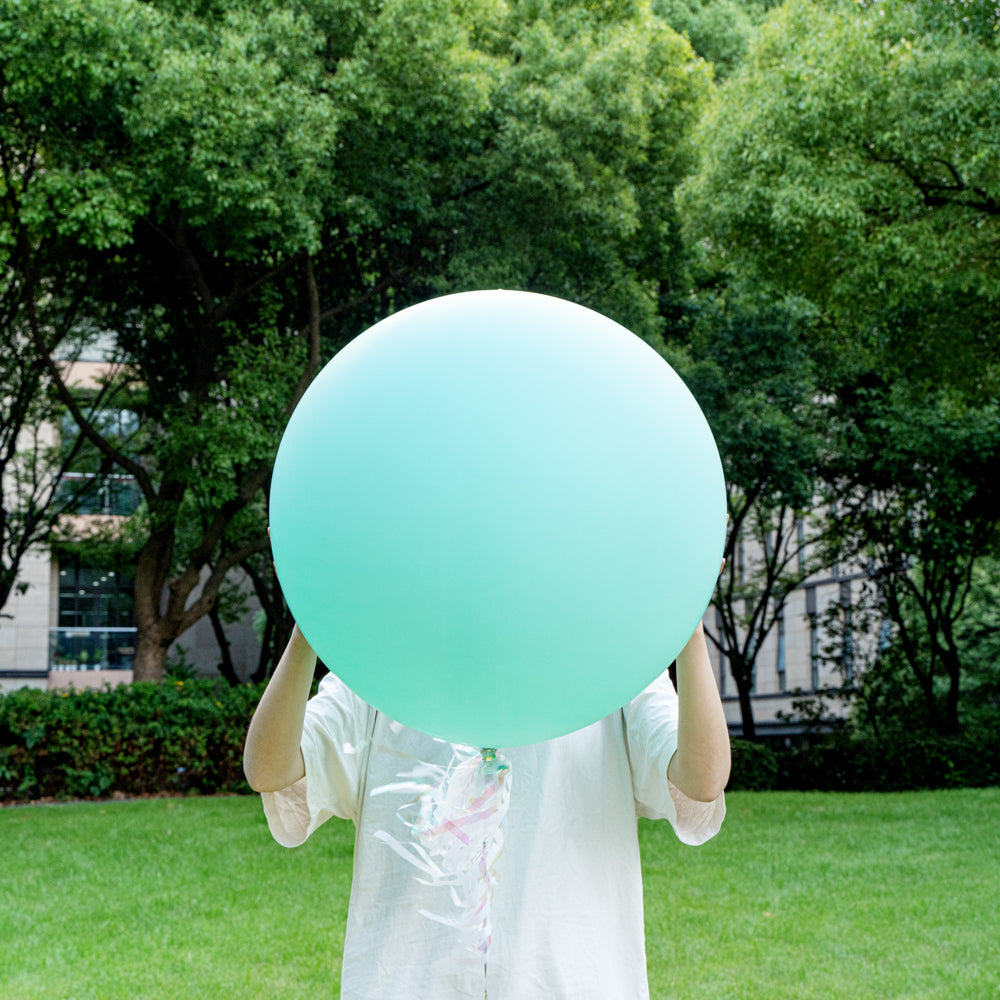 Balloonify Pastel Turquoise Latex Balloon - 36" - 10 count box