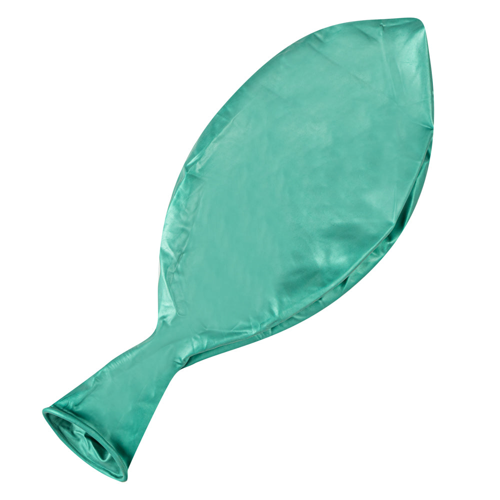 Balloonify Metallic Green Latex Balloon - 36" - 10 count box