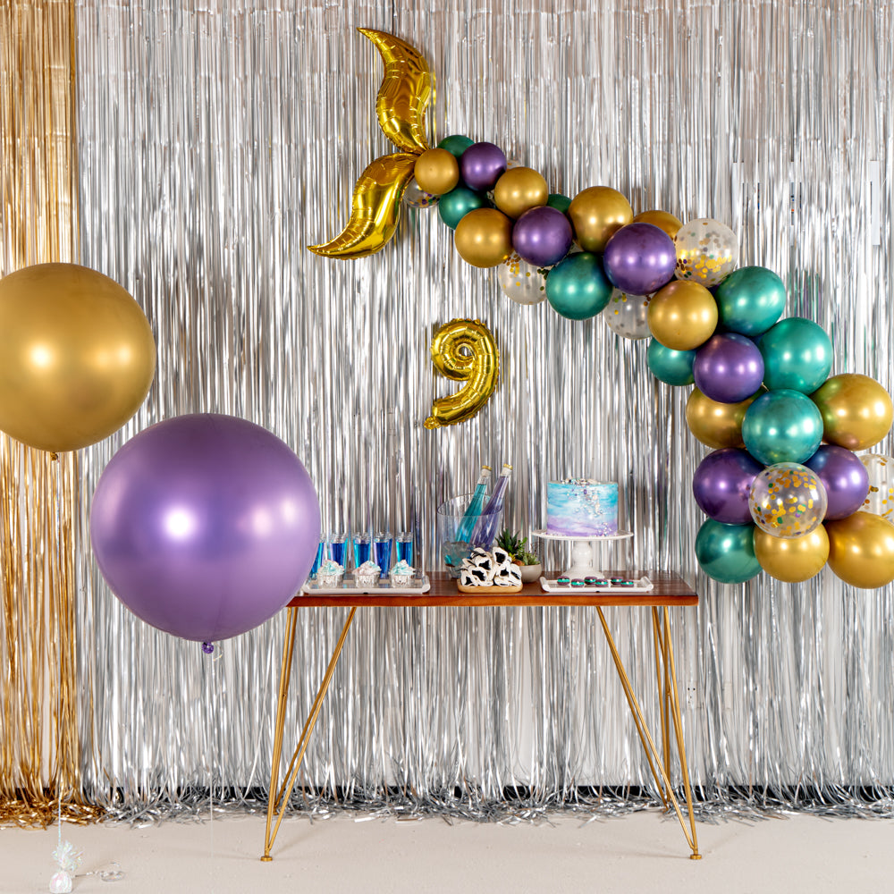 Balloonify Metallic Purple Latex Balloon - 36" - 10 count box