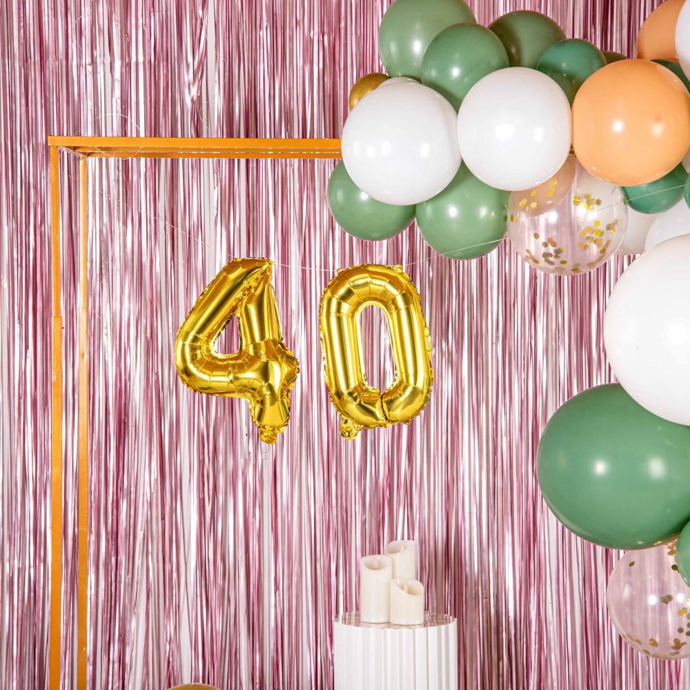 Balloonify Gold Mylar Number 0 Balloon - 16" - 1 count box