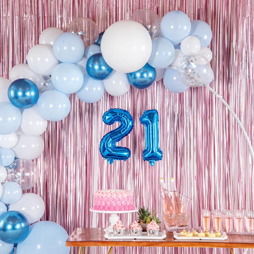 Balloonify Blue Mylar Number 1 Balloon - 16" - 1 count box