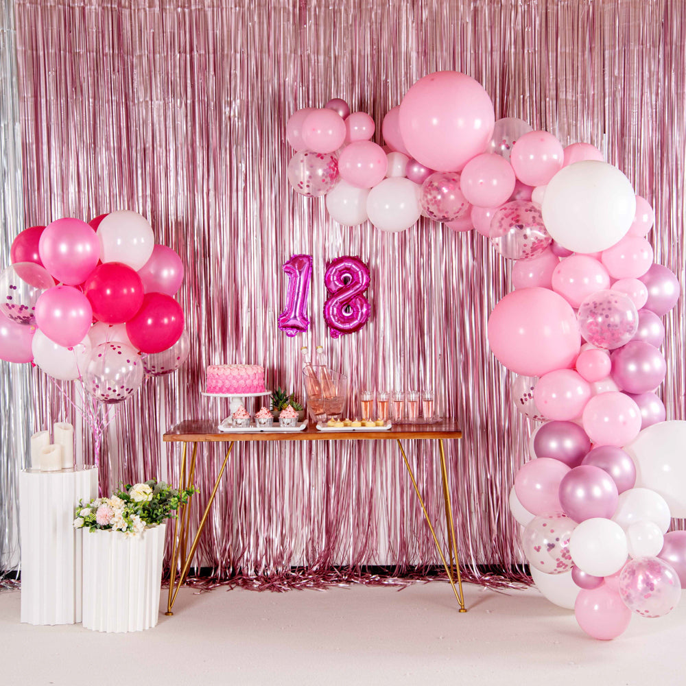 Balloonify Pink Mylar Number 1 Balloon - 16" - 1 count box