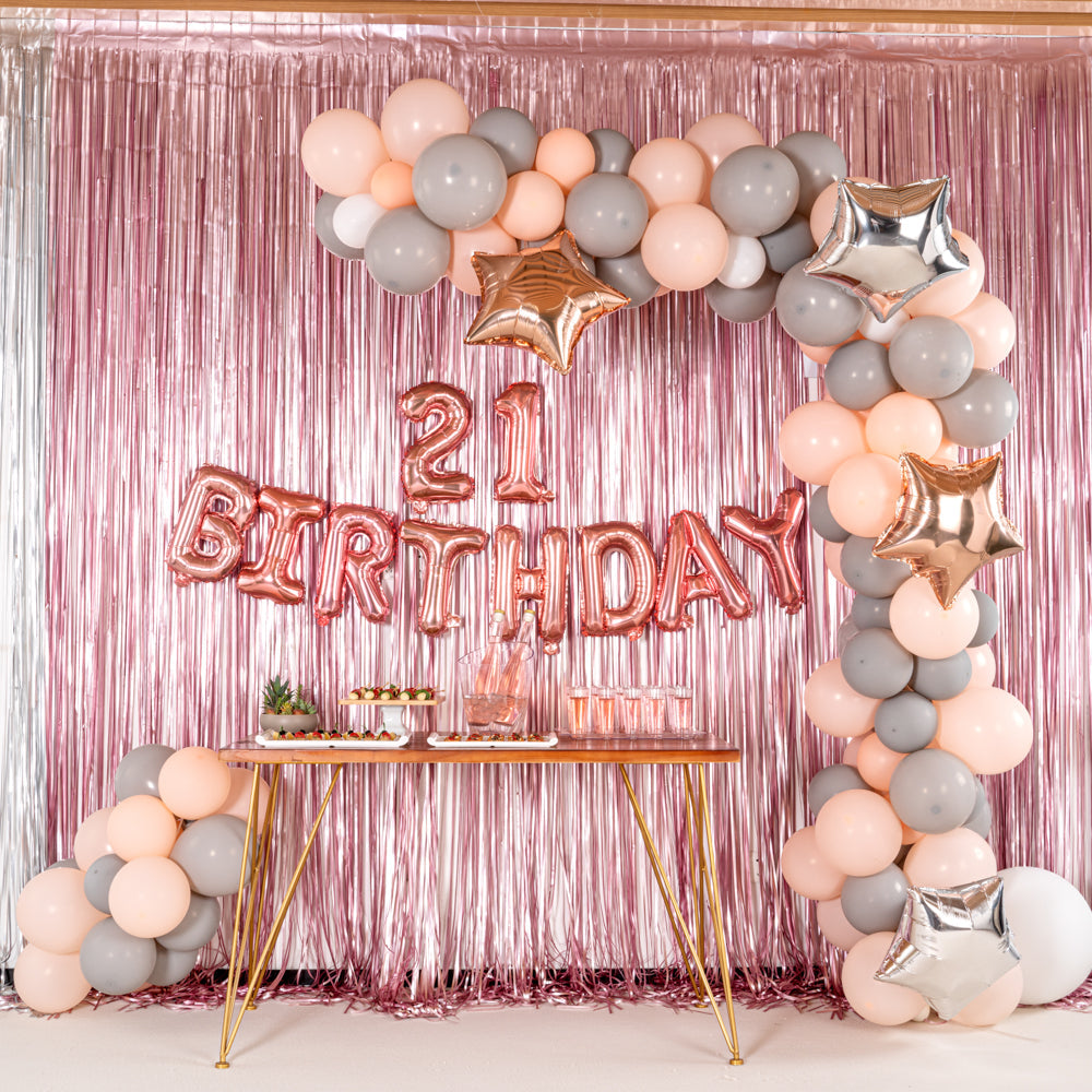 Balloonify Rose Gold Mylar Number 2 Balloon - 16" - 1 count box