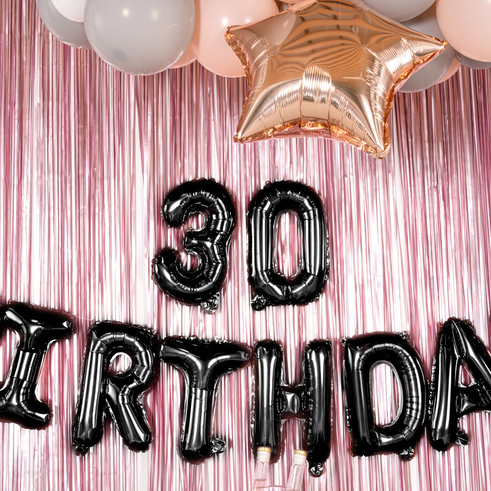 Balloonify Black Mylar Number 3 Balloon - 16" - 1 count box