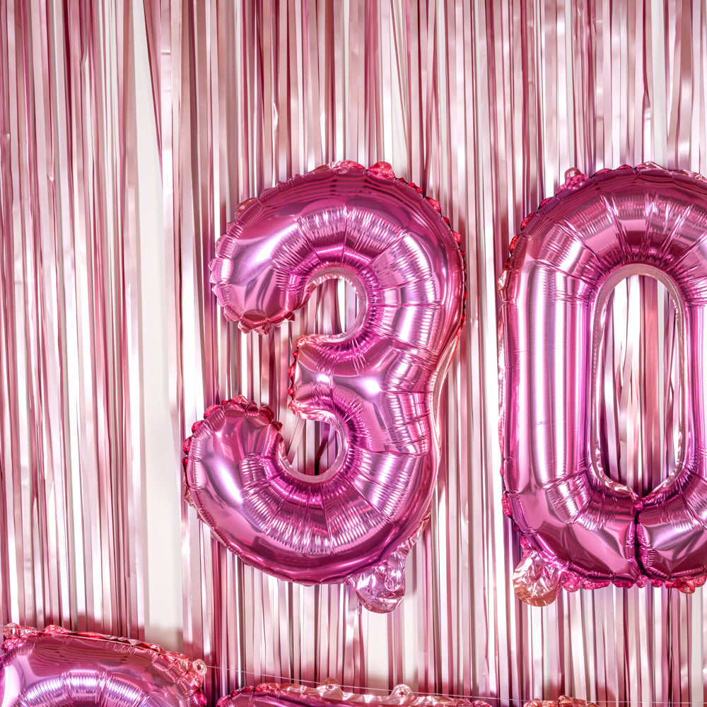 Balloonify Pink Mylar Number 3 Balloon - 16" - 1 count box