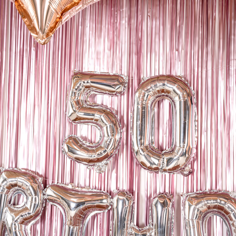 Balloonify Silver Mylar Number 5 Balloon - 16" - 1 count box