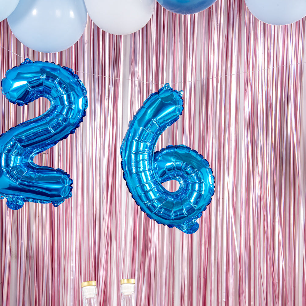 Balloonify Blue Mylar Number 6 Balloon - 16" - 1 count box