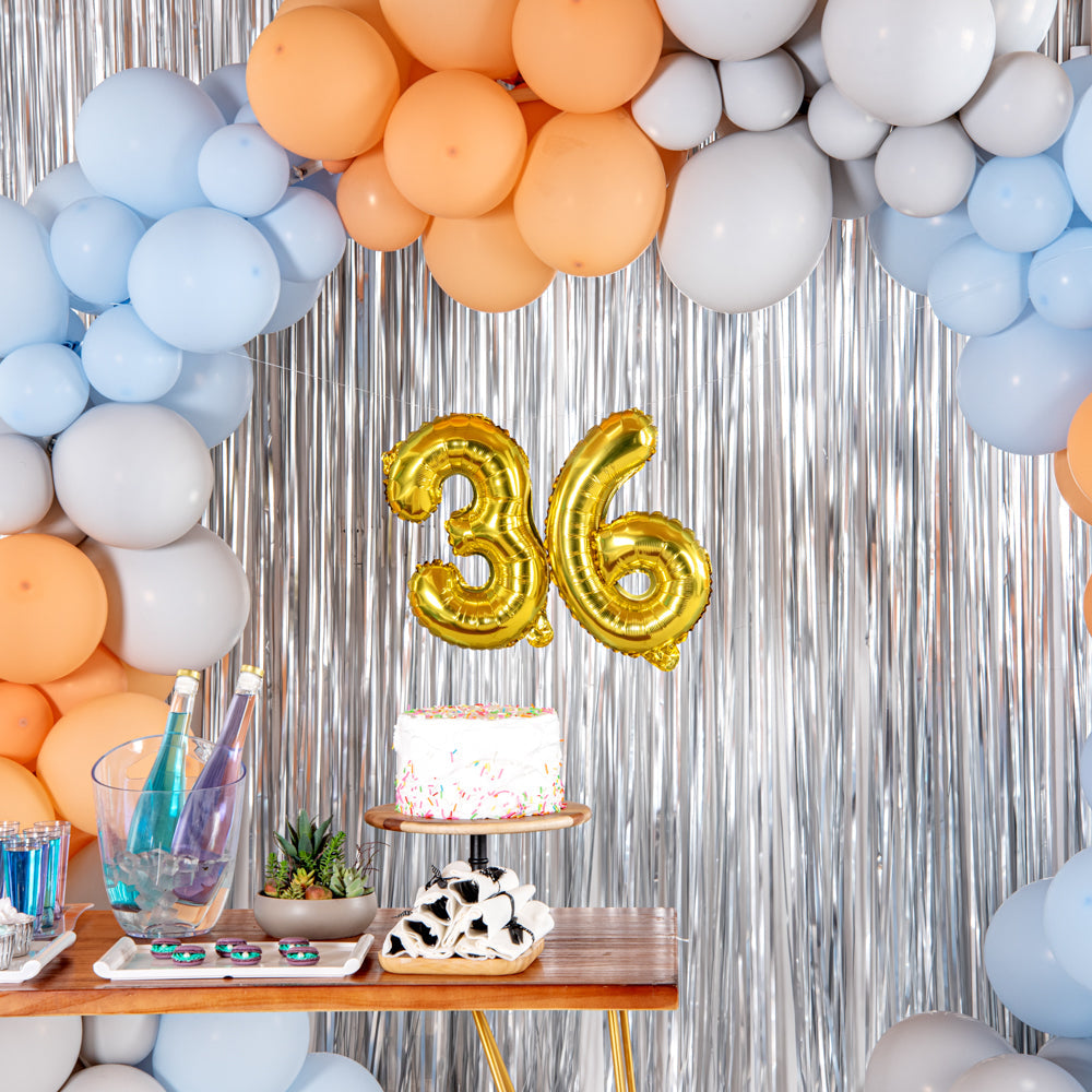 Balloonify Gold Mylar Number 6 Balloon - 16" - 1 count box