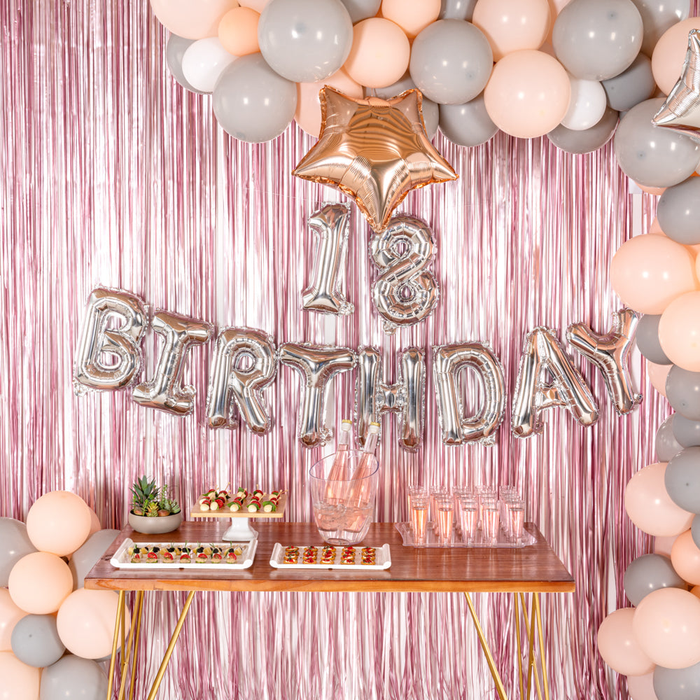 Balloonify Silver Mylar Number 8 Balloon - 16" - 1 count box