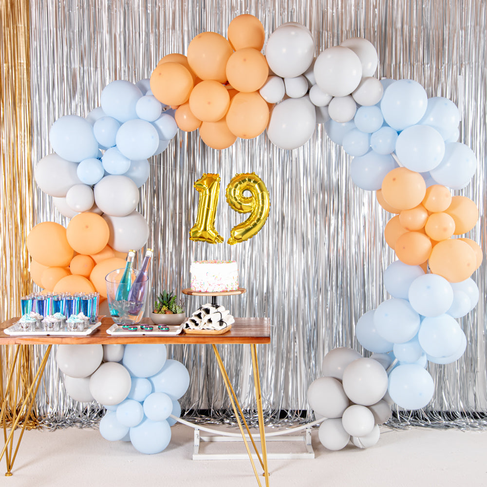 Balloonify Gold Mylar Number 9 Balloon - 16" - 1 count box