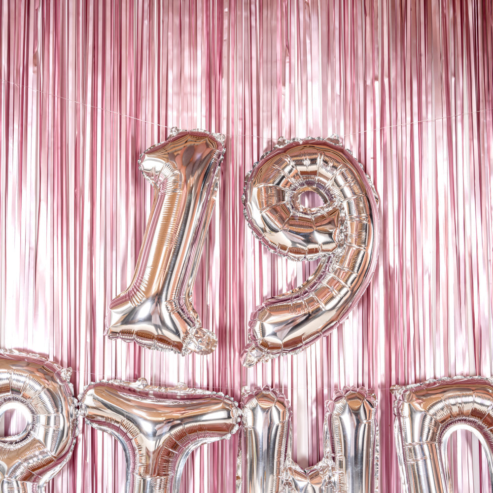 Balloonify Silver Mylar Number 9 Balloon - 16" - 1 count box