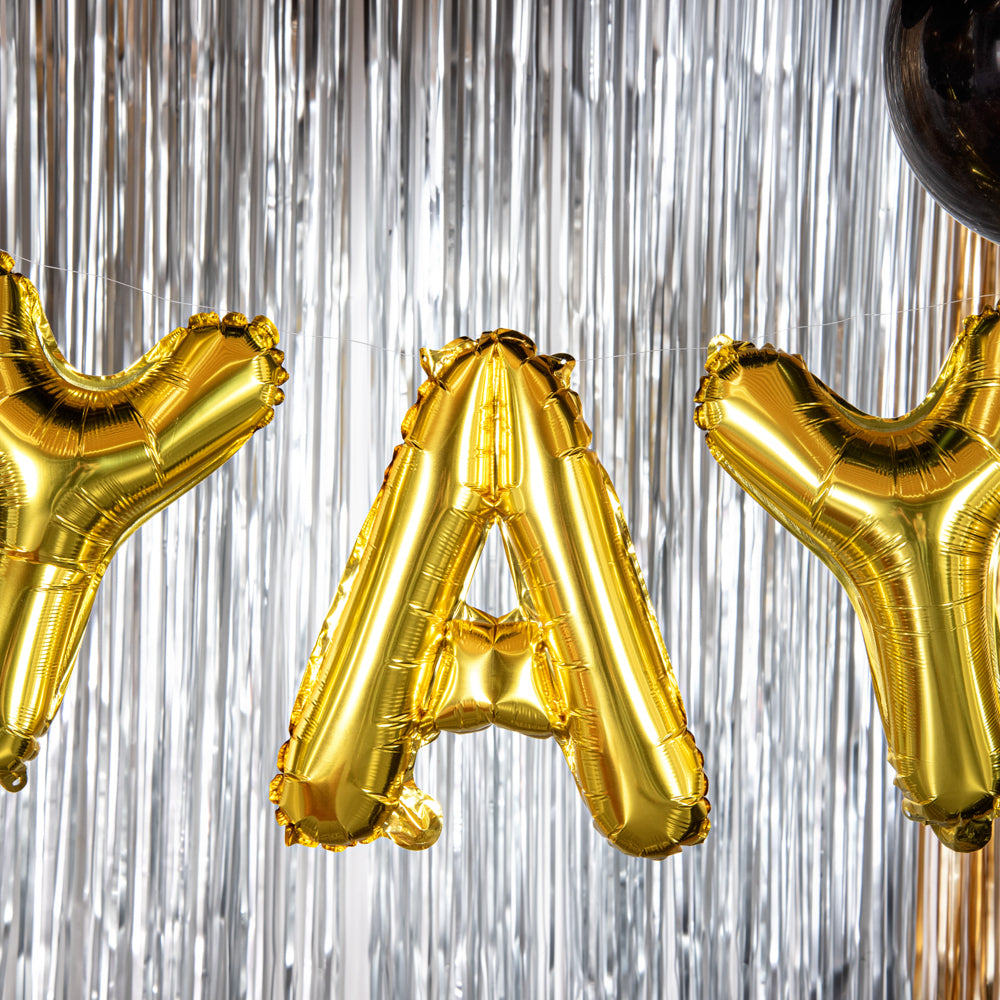 Balloonify Gold Mylar Letter A Balloon - 16" - 1 count box