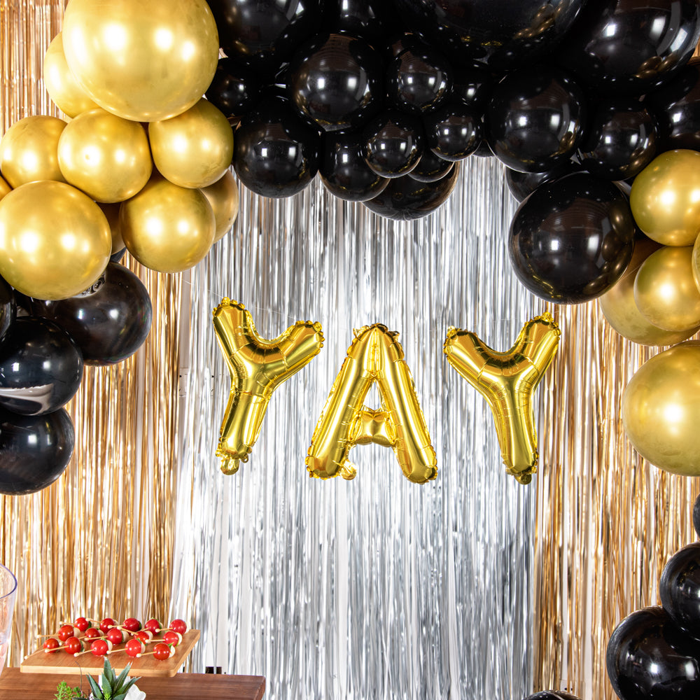 Balloonify Gold Mylar Letter A Balloon - 16" - 1 count box