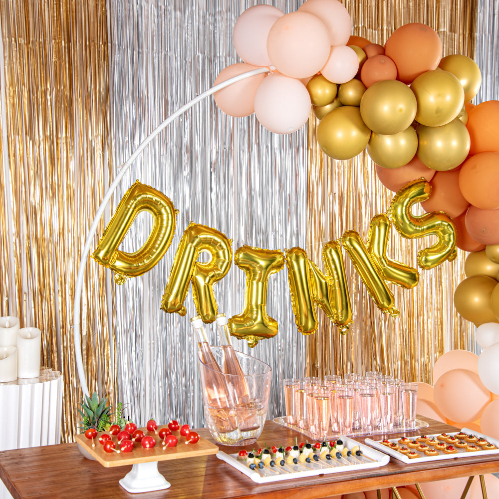 Balloonify Gold Mylar Letter D Balloon - 16" - 1 count box