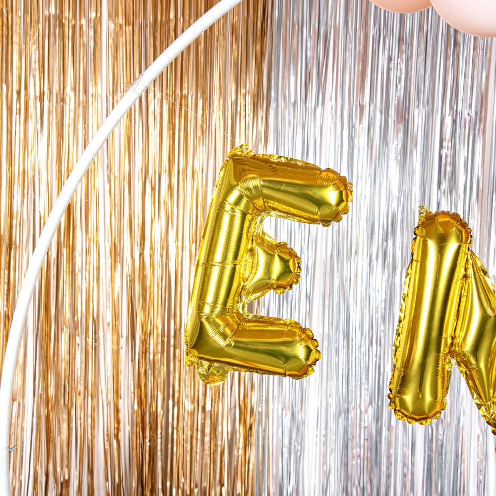 Balloonify Gold Mylar Letter E Balloon - 16" - 1 count box