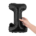 Balloonify Black Mylar Letter I Balloon - 16" - 1 count box