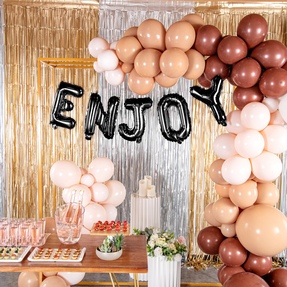 Balloonify Black Mylar Letter J Balloon - 16" - 1 count box
