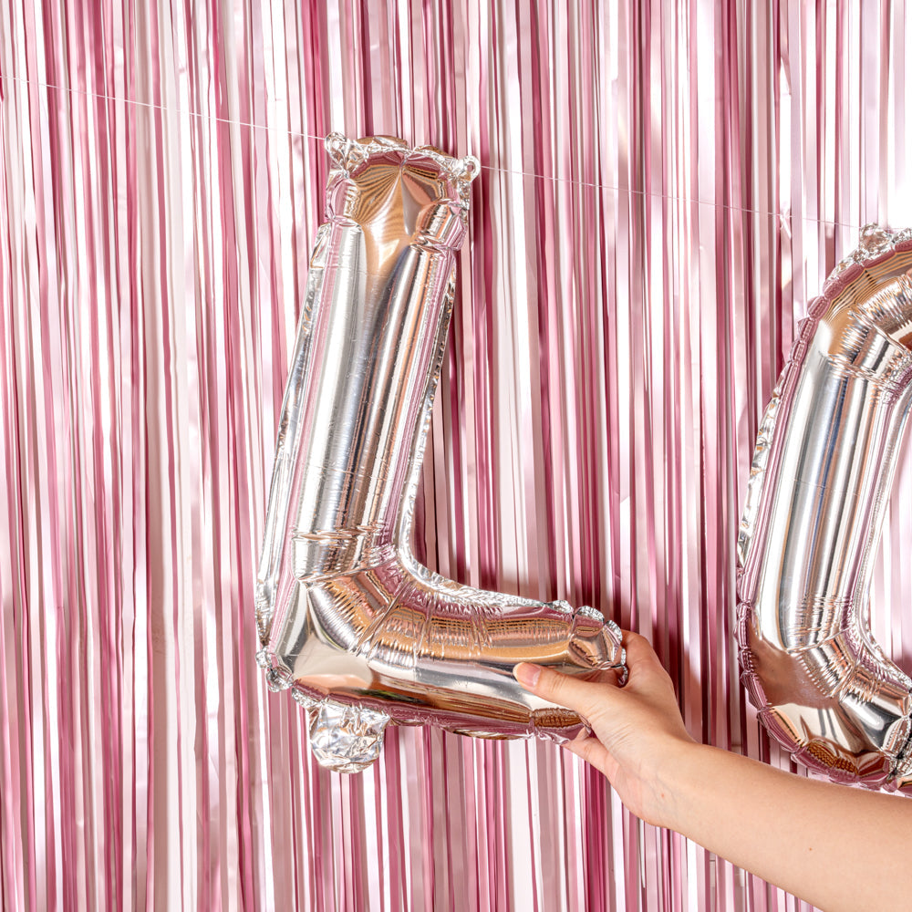 Balloonify Silver Mylar Letter L Balloon - 16" - 1 count box