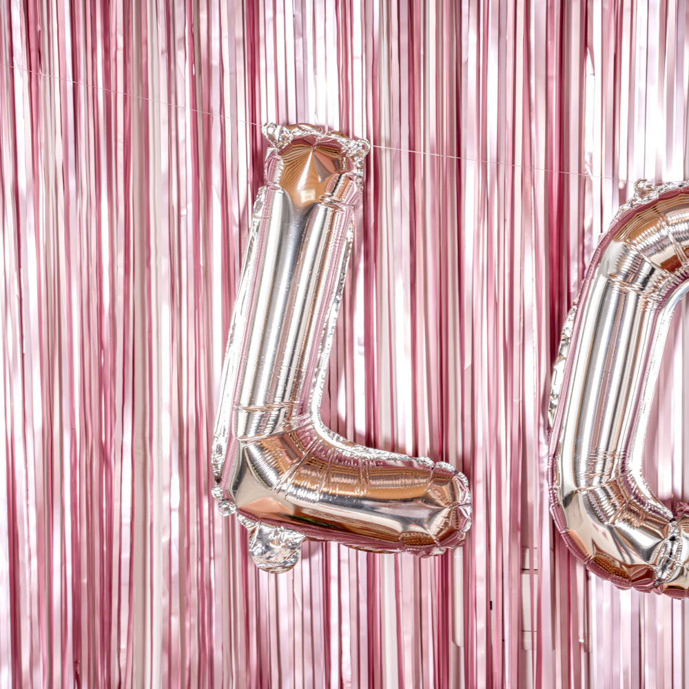 Balloonify Silver Mylar Letter L Balloon - 16" - 1 count box