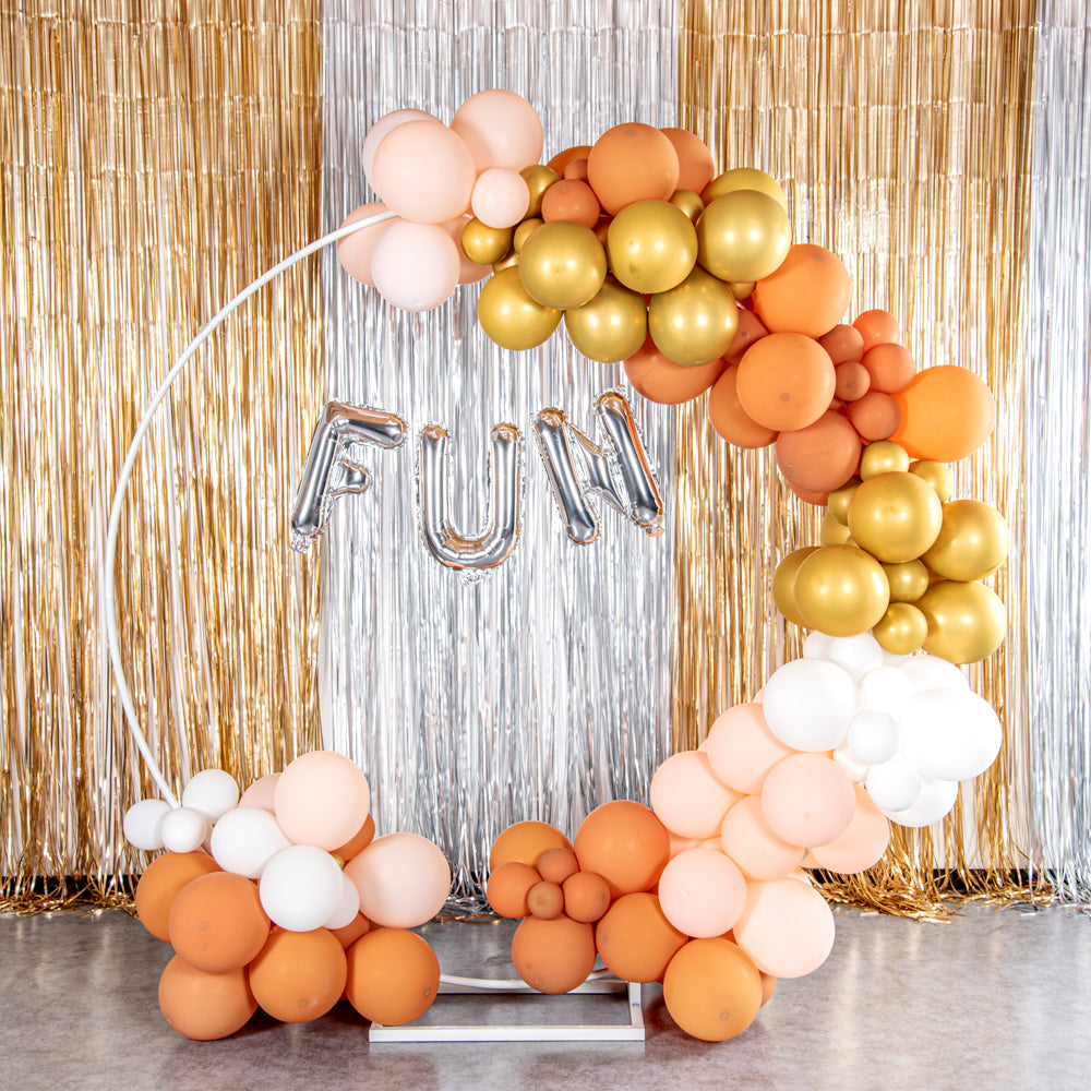 Balloonify Silver Mylar Letter N Balloon - 16" - 1 count box