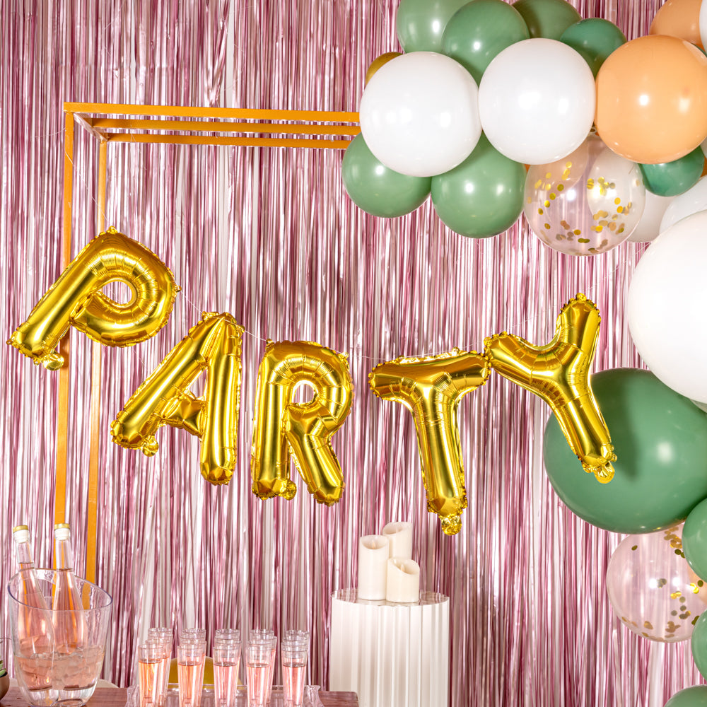 Balloonify Gold Mylar Letter P Balloon - 16" - 1 count box