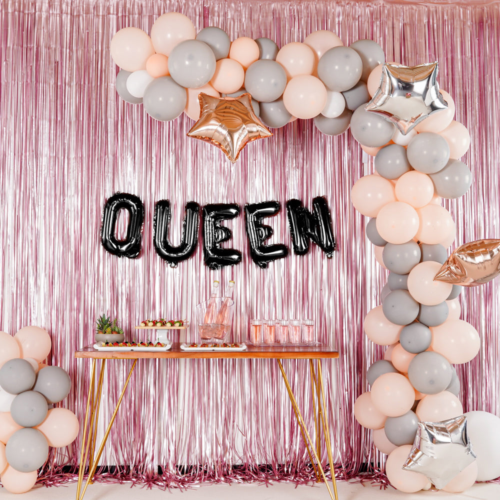 Balloonify Black Mylar Letter Q Balloon - 16" - 1 count box