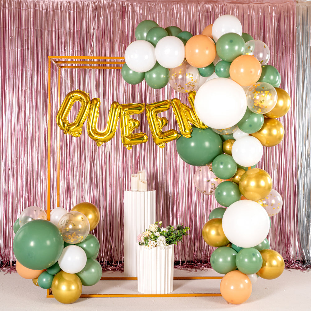 Balloonify Gold Mylar Letter Q Balloon - 16" - 1 count box