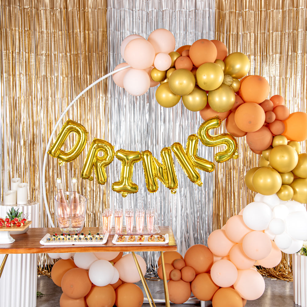 Balloonify Gold Mylar Letter S Balloon - 16" - 1 count box