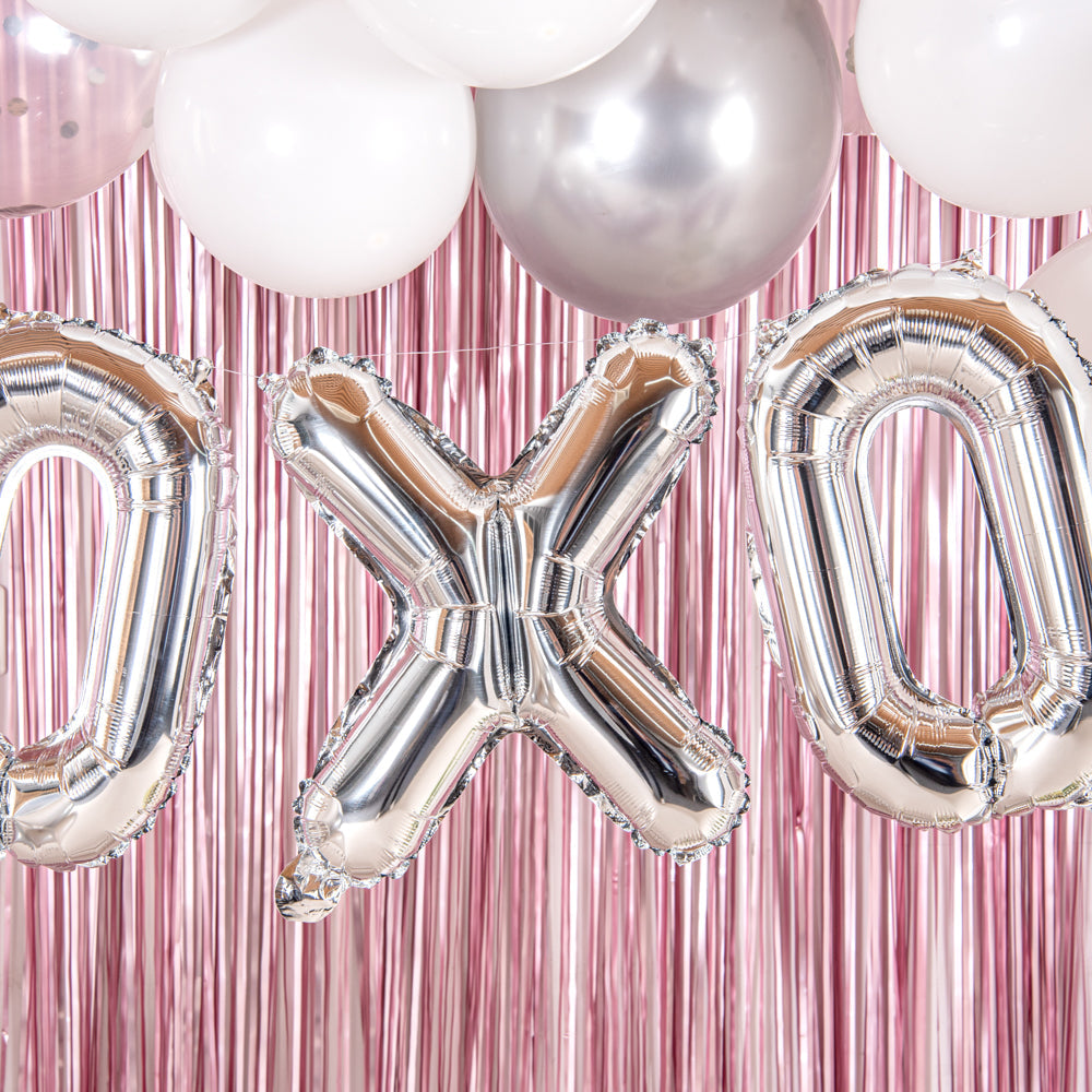 Balloonify Silver Mylar Letter X Balloon - 16" - 1 count box