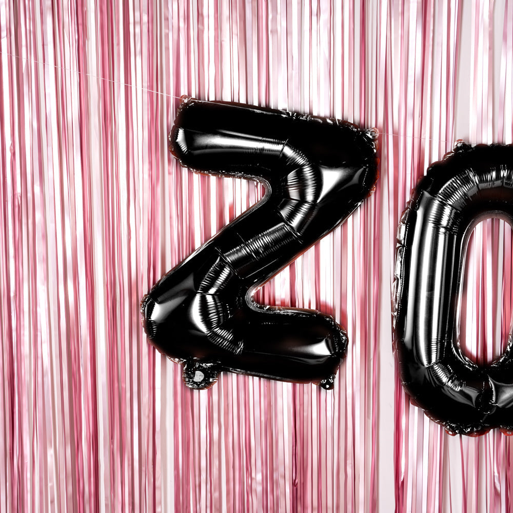 Balloonify Black Mylar Letter Z Balloon - 16" - 1 count box