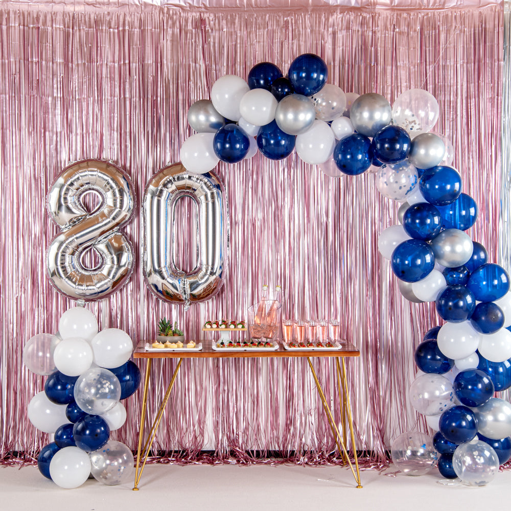 Balloonify Silver Mylar Number 0 Balloon - 40" - 1 count box