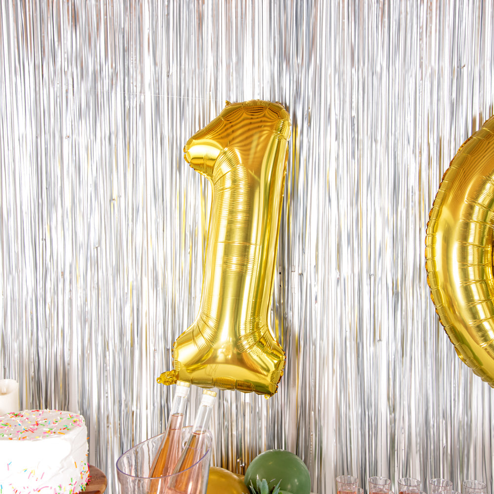 Balloonify Gold Mylar Number 1 Balloon - 40" - 1 count box