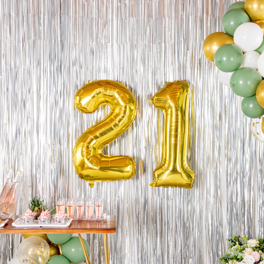 Balloonify Gold Mylar Number 2 Balloon - 40" - 1 count box