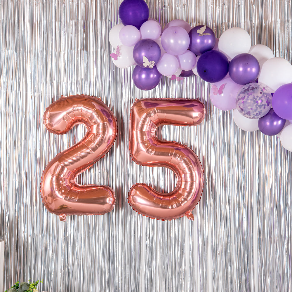 Balloonify Rose Gold Mylar Number 2 Balloon - 40" - 1 count box