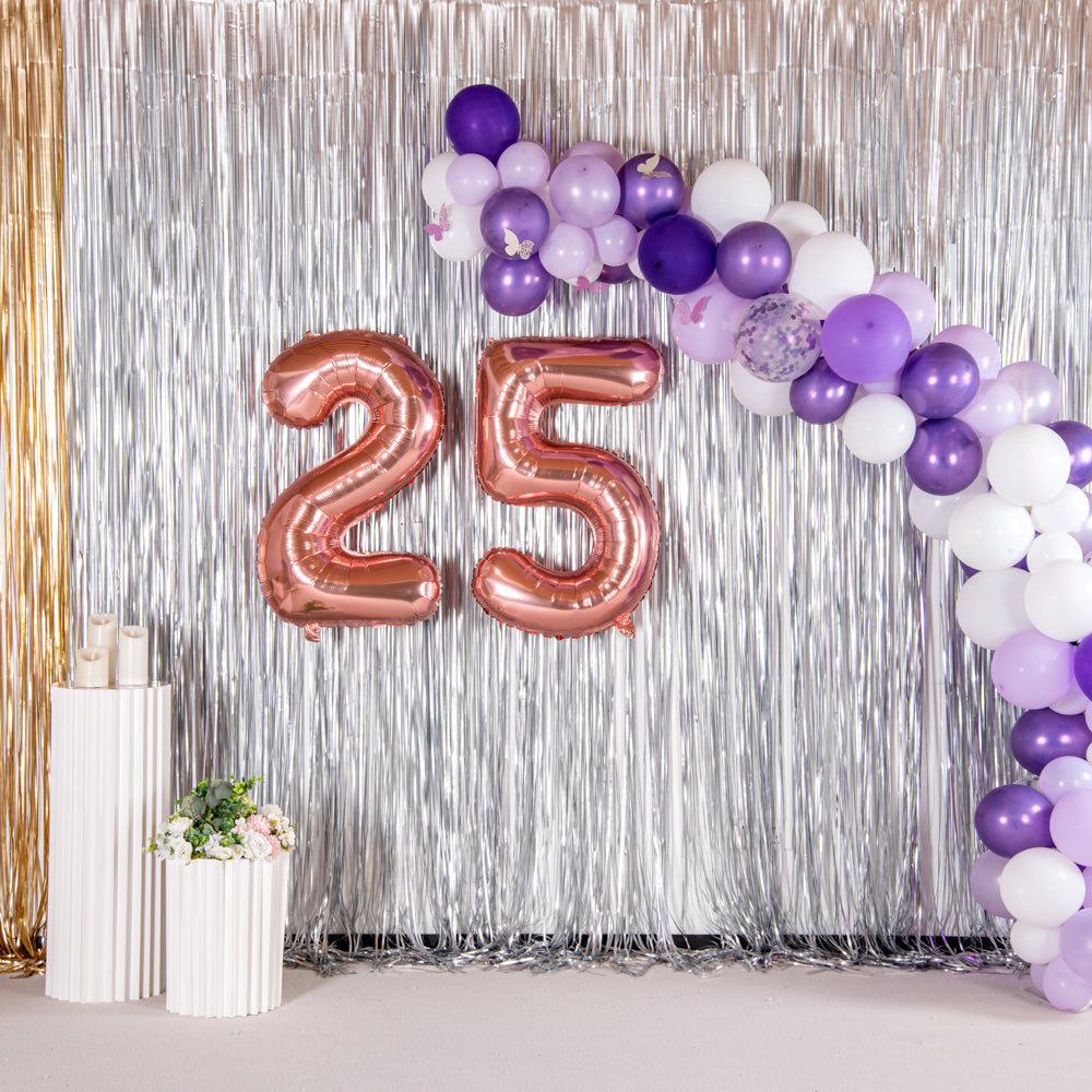 Balloonify Rose Gold Mylar Number 2 Balloon - 40" - 1 count box