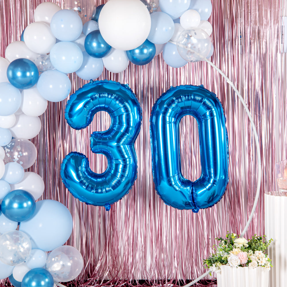 Balloonify Blue Mylar Number 3 Balloon - 40" - 1 count box