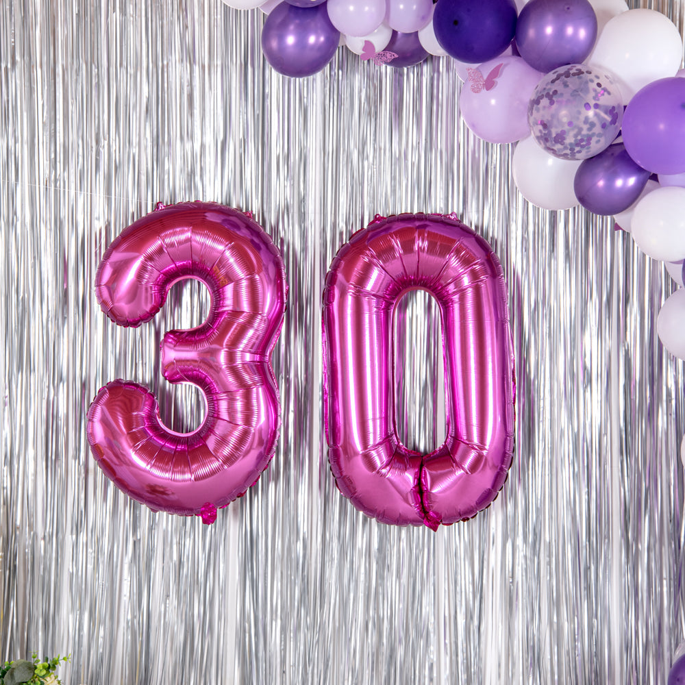 Balloonify Pink Mylar Number 3 Balloon - 40" - 1 count box