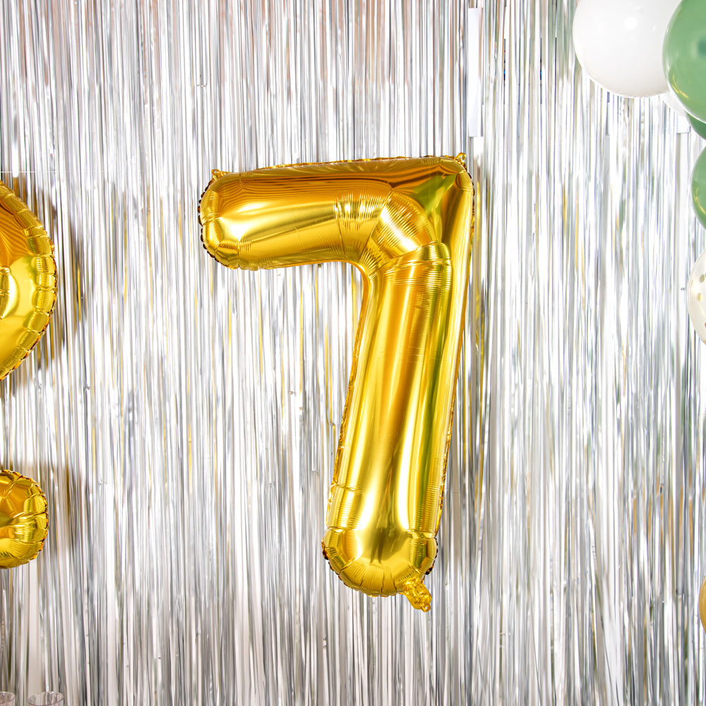 Balloonify Gold Mylar Number 7 Balloon - 40" - 1 count box