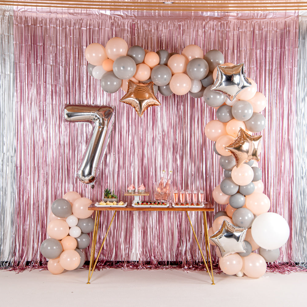 Balloonify Silver Mylar Number 7 Balloon - 40" - 1 count box