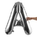Balloonify Silver Mylar Letter A Balloon - 40" - 1 count box
