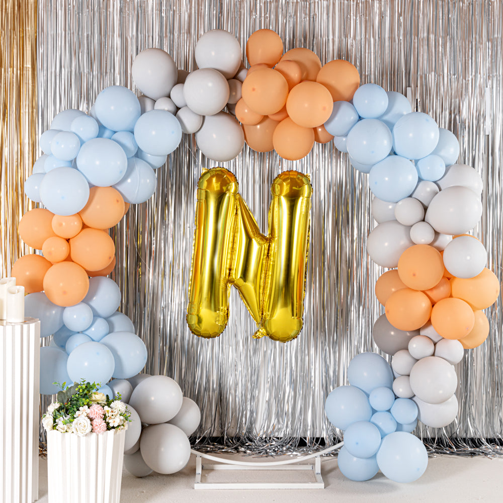 Balloonify Gold Mylar Letter N Balloon - 40" - 1 count box