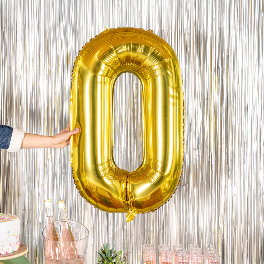 Balloonify Gold Mylar Letter O Balloon - 40" - 1 count box