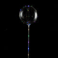 Balloonify Colorful LED Bobo Balloon - with String Light - 20" - 10 count box