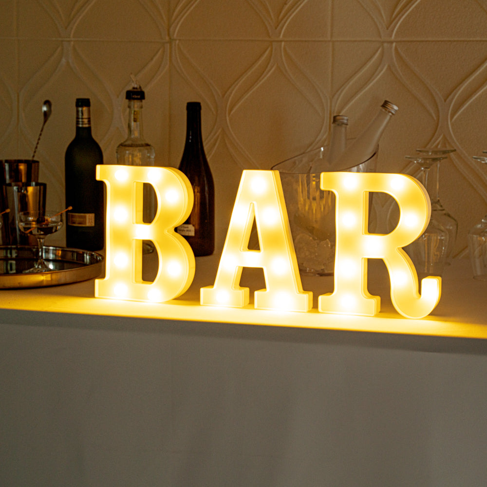 Illumify White LED Marquee Letter B Sign - 8 3/4" - 1 count box
