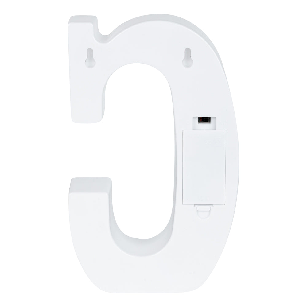 Illumify White LED Marquee Letter C Sign - 8 3/4" - 1 count box