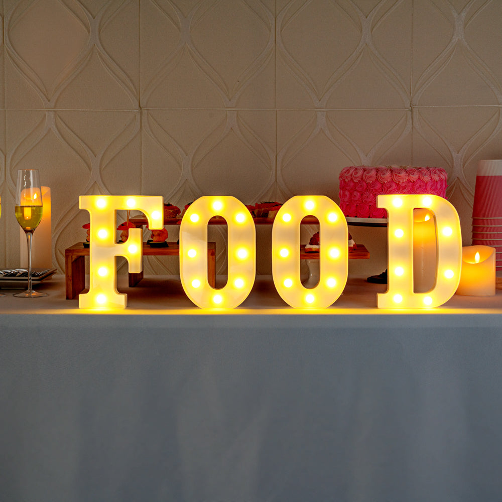 Illumify White LED Marquee Letter D Sign - 8 3/4" - 1 count box