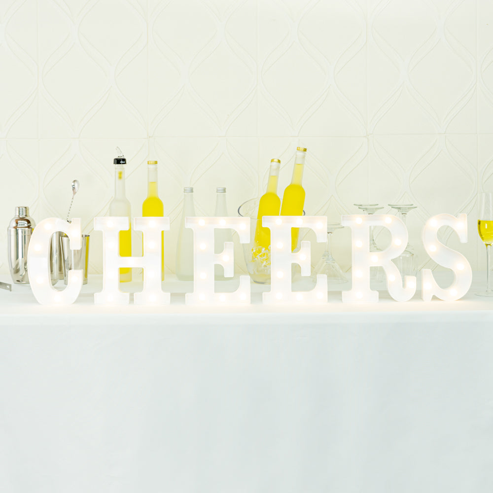 Illumify White LED Marquee Letter E Sign - 8 3/4" - 1 count box