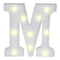 Illumify White LED Marquee Letter M Sign - 8 3/4" - 1 count box